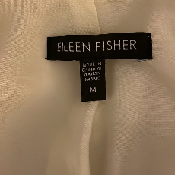 Eileen Fisher Rumpled Steel Satin Jacket - Picture 7 of 8
